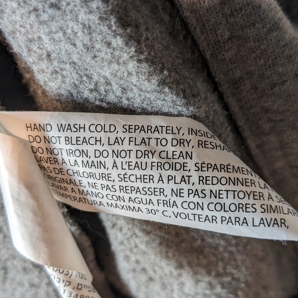 Dex Grey Asymmetric Open Front Sweater - Picture 6 of 6